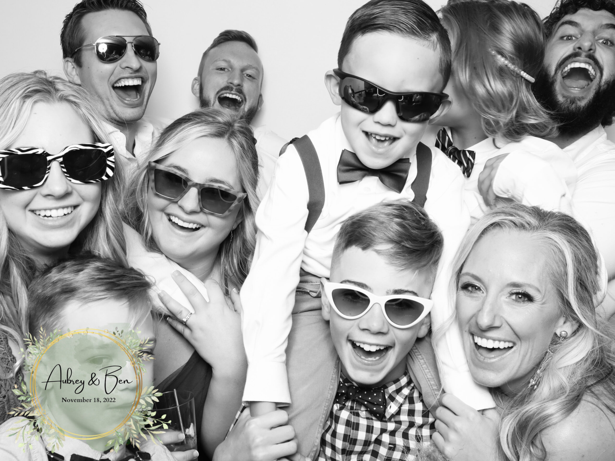 Photo Booth Company FL: Elegant digital photo booth setup at a rooftop event in Florida