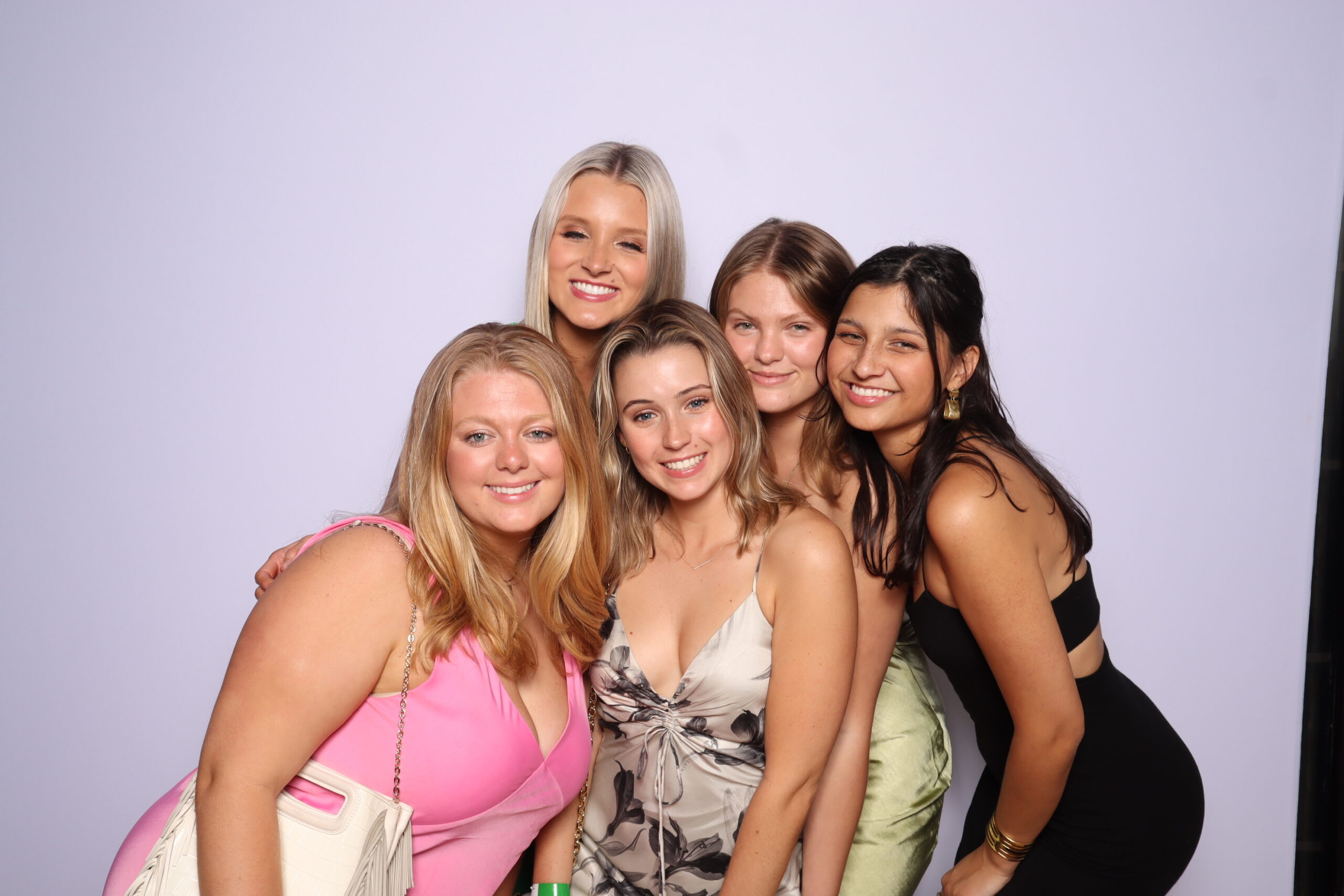 DSLR photo booth with guests posing at an upscale Orlando event for a Photobooth Company