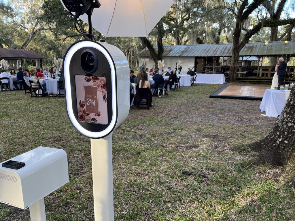 photo booth activation at Florida corporate event