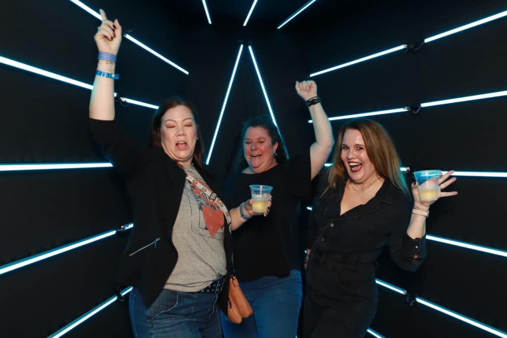 Photo booth at a corporate event in Orlando