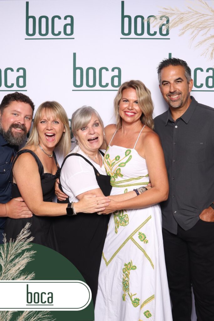 Branded photo booth experience at a corporate event in Orlando