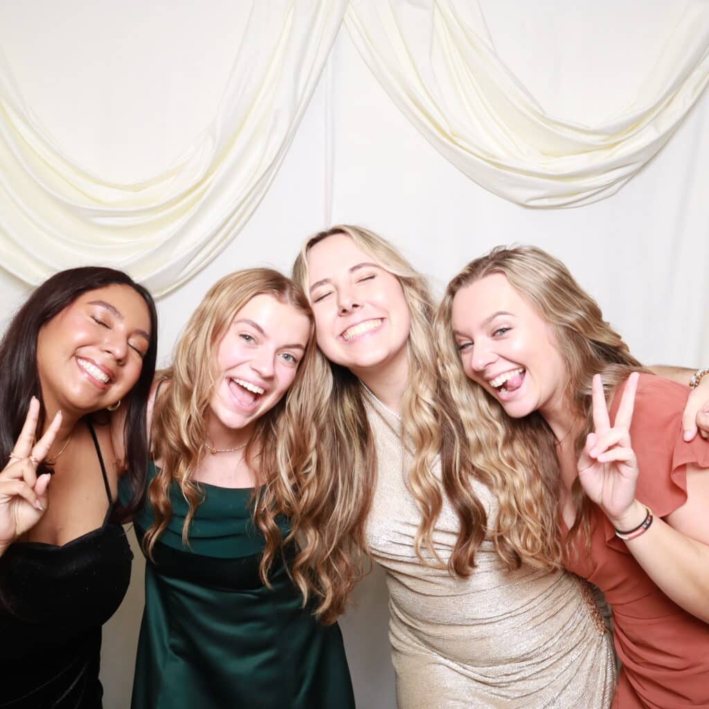 Digital photo booth at Lake Mary Events Center wedding reception