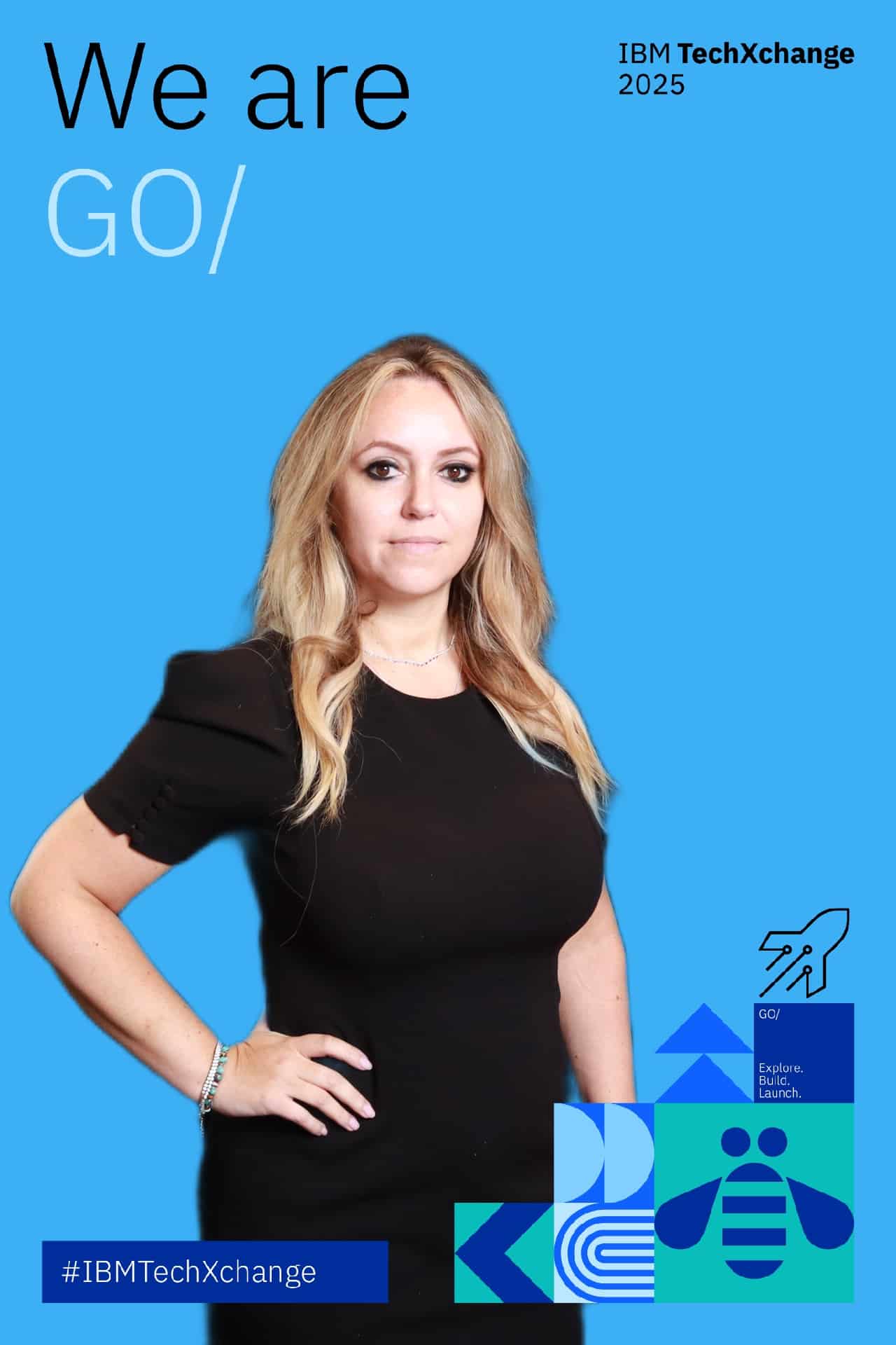 Headshot photo booth setup at IBM TechXchange 2025 at the Orange County Convention Center in Orlando, Florida