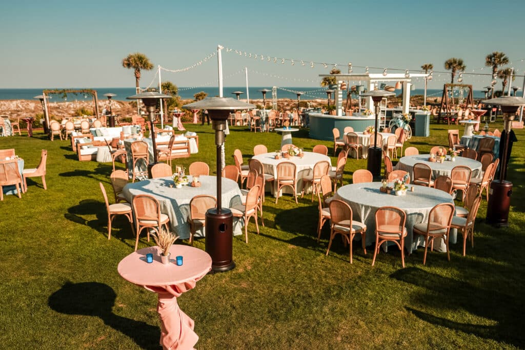 Amelia Island corporate event decor photography by Strata Events, Orlando corporate event photographers