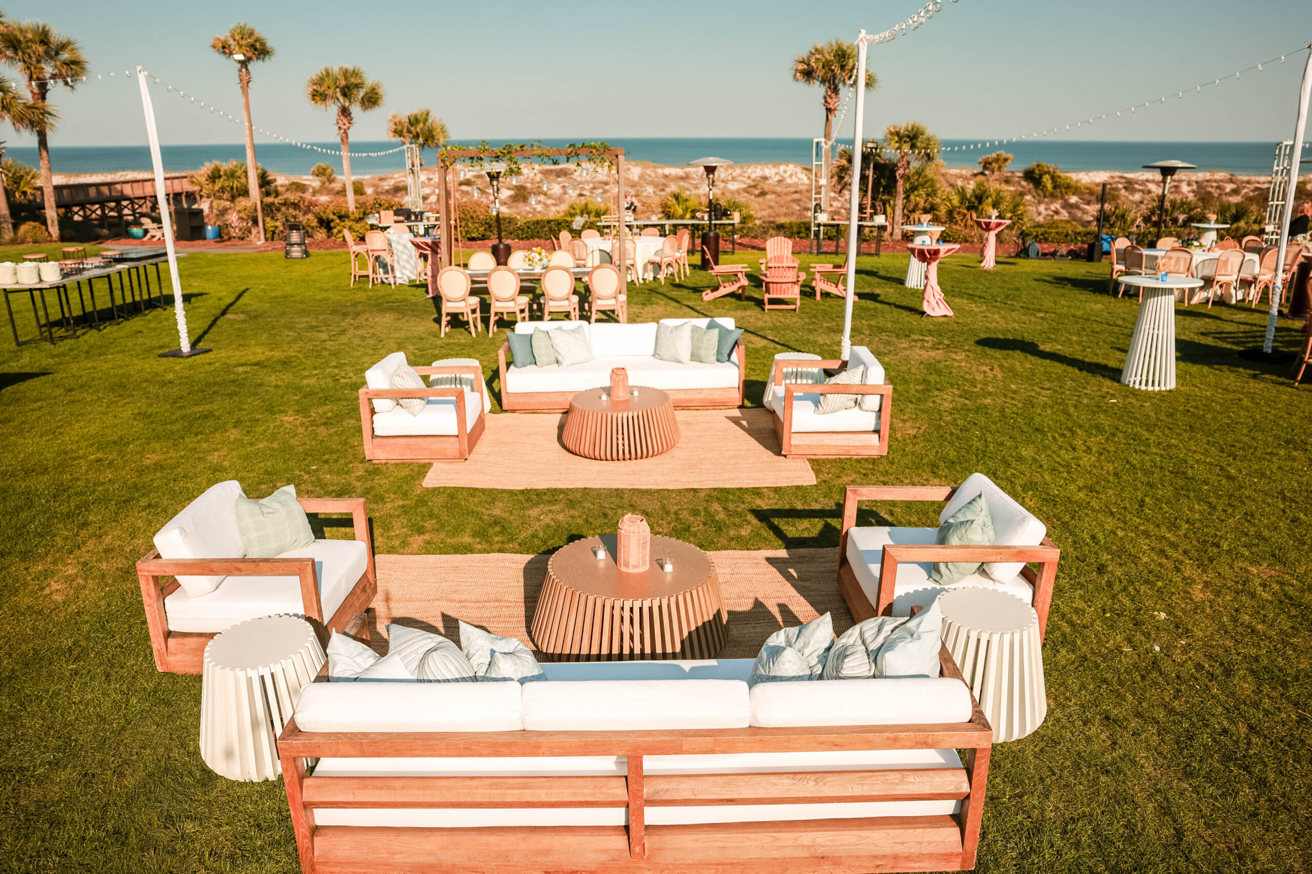 Amelia Island Corporate Event Photographer | Destination Concepts x Strata Events 6 Florida corporate event photographer — lounge decor at Ritz-Carlton Amelia Island corporate event photographer